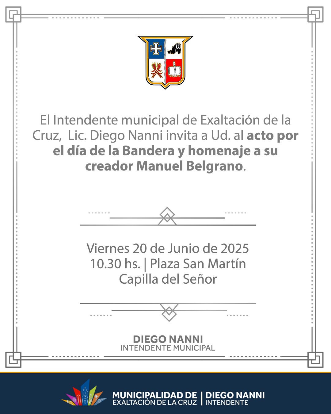 Día de la Bandera y homenaje a Manuel Belgrano